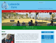 Tablet Screenshot of lakesidecare.com