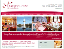 Tablet Screenshot of lakesidecare.co.uk